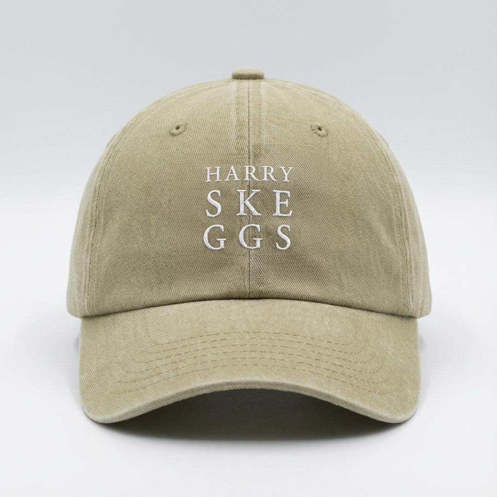 Branded vintage style cap