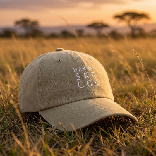 Branded vintage style cap